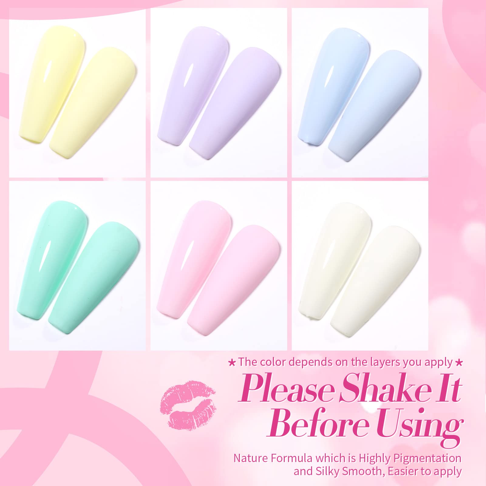 Born Pretty bottle closeup soft pink shade benefit: smooth creamy coverage