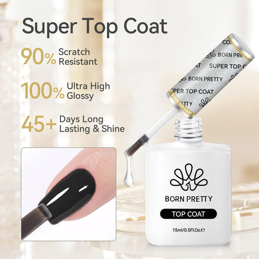 Born Pretty bottle close-up highlighting smooth cap and easy-pour design benefit
