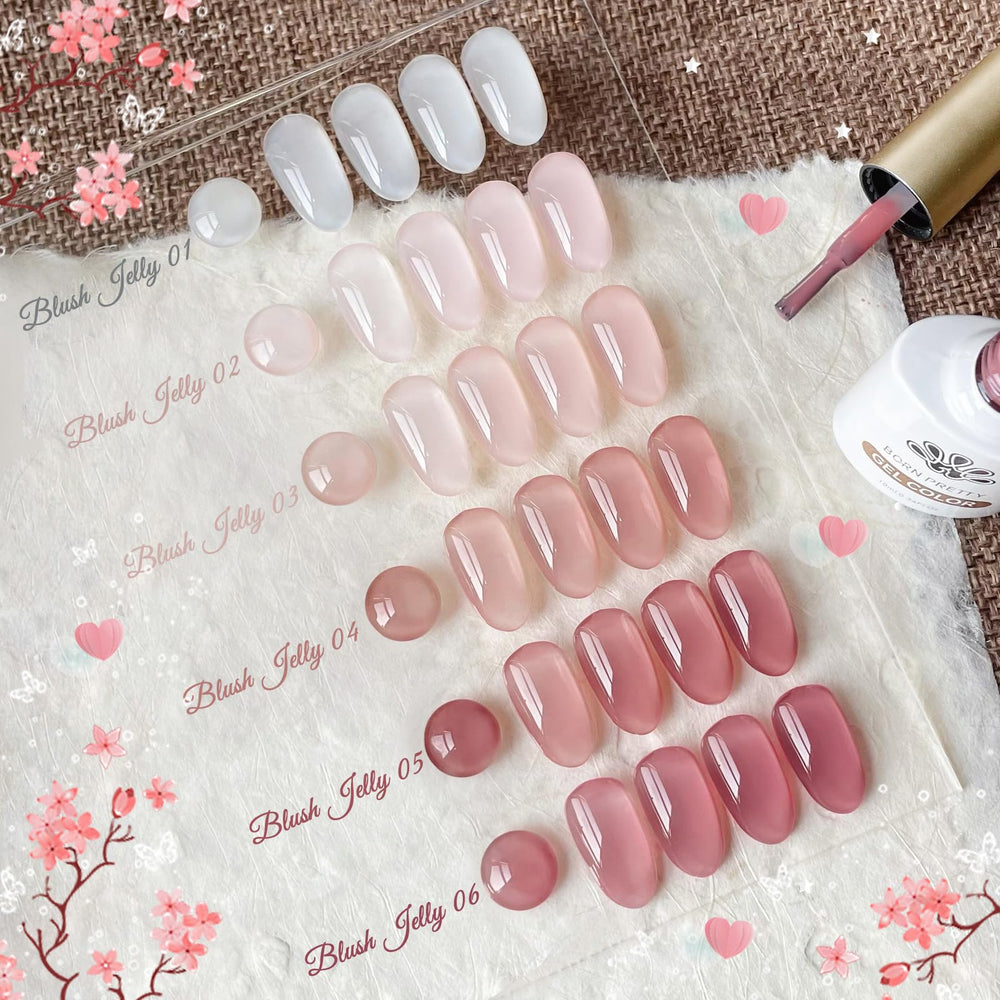 Born Pretty bottle close-up showing brush and polish shine benefit: easy precise application