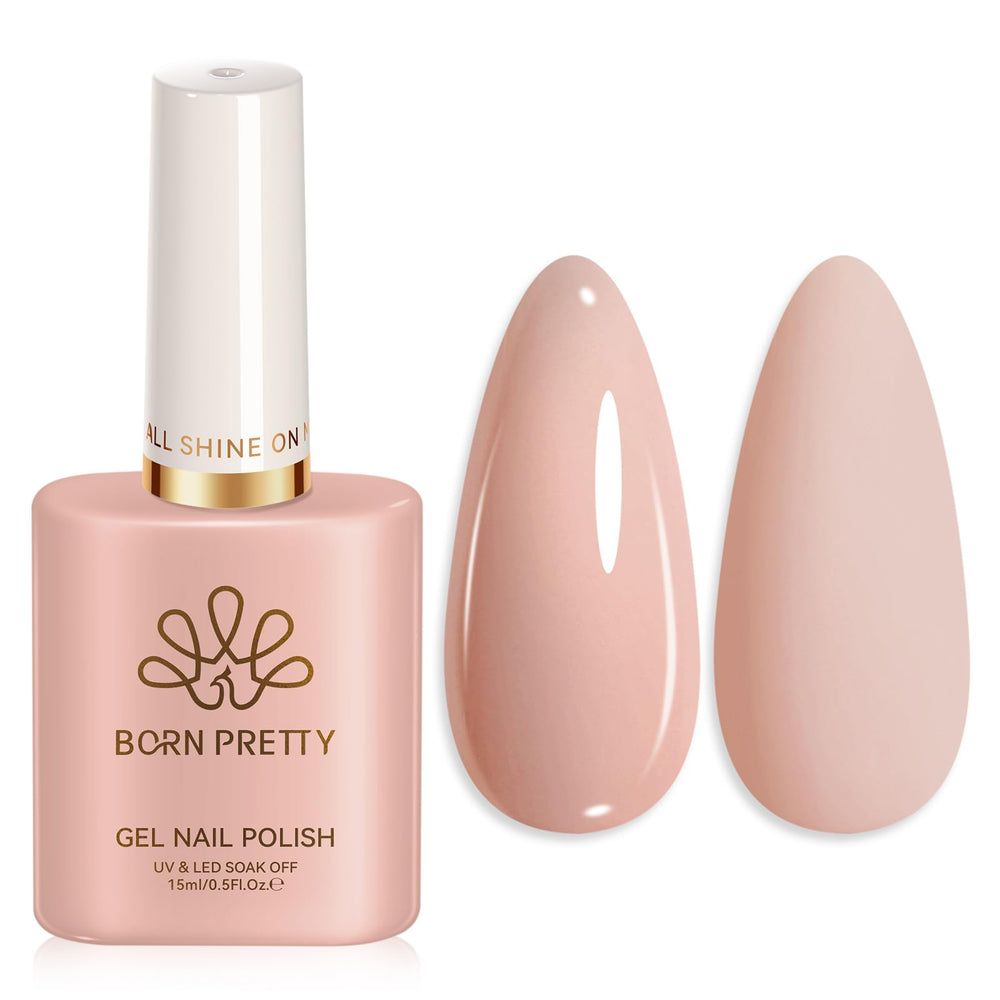 Born Pretty bottle front view showing mocha mousse and elegant presentation benefit
