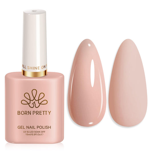 Born Pretty bottle front view showing mocha mousse and elegant presentation benefit