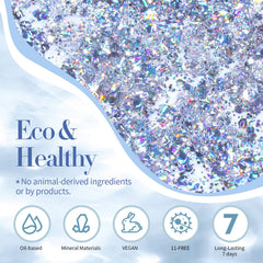 Born Pretty bottle next to coin illustrating compact 10ml travel-friendly benefit