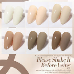 Born Pretty brush stroke texture displaying even coverage and smooth gloss benefit