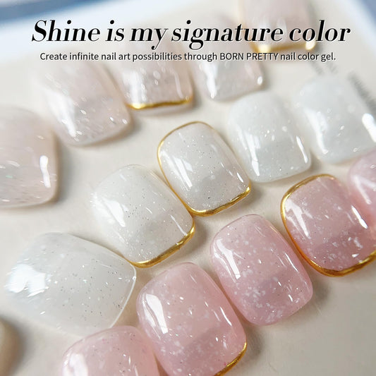 Born Pretty brush stroke showing smooth jelly texture and even coverage