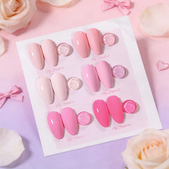Born Pretty cap and label close-up, clear shade names for easy selection benefit