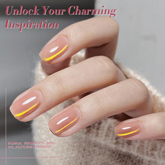 Born Pretty magnet above nail creating cat-eye stripe for dramatic reflective finish