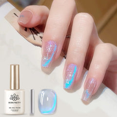Born Pretty front bottle showing blue tears shade and glossy benefit