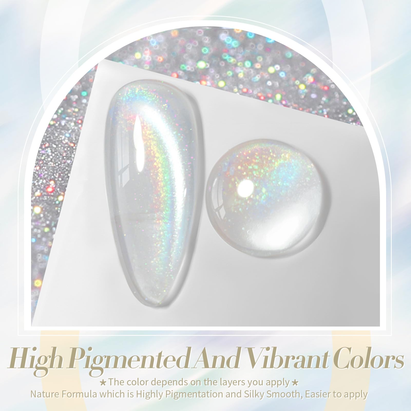 Born Pretty brush close-up displaying smooth gel texture and even application benefit