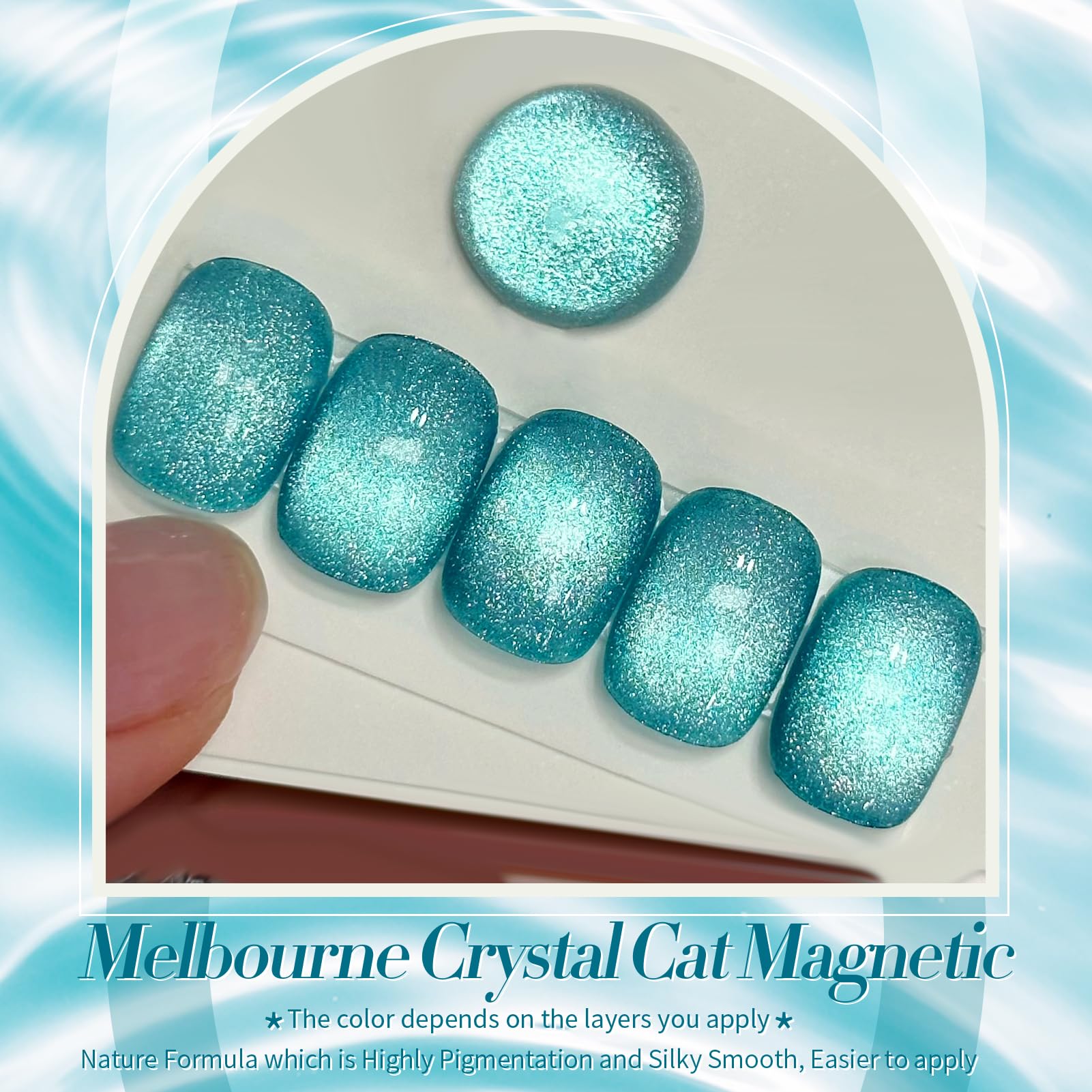 Born Pretty brush close-up revealing smooth gel texture for even application