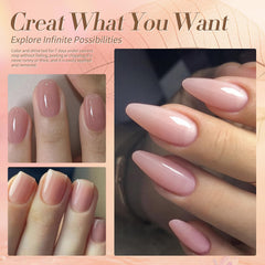 Born Pretty close-up jelly texture highlighting glossy, translucent finish