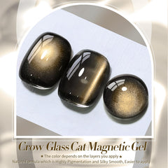 BORN PRETTY close-up of magnetic cat-eye stripe for instant reflective effect