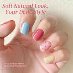 Born Pretty swatch fan of neon and pastel shades demonstrating color payoff