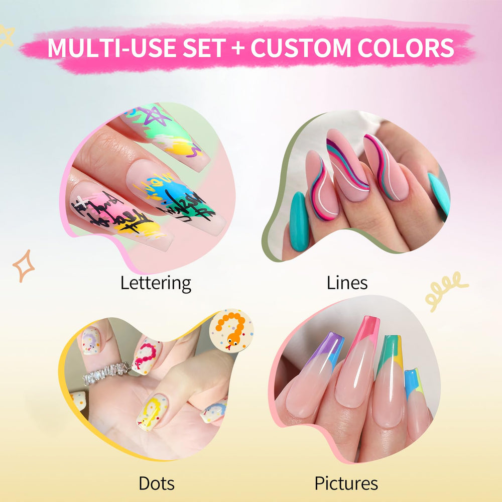 born pretty color swatches on wheel showing neon pigments and clarity