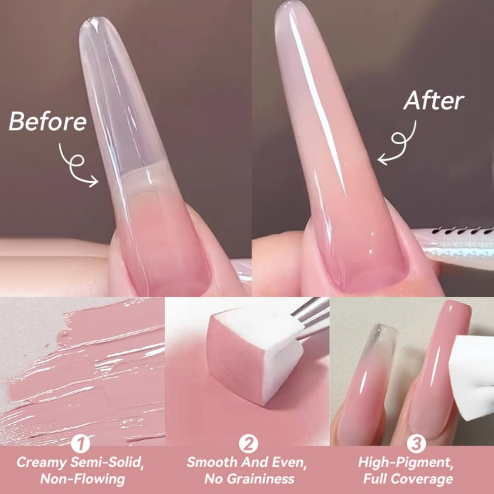 Born Pretty color swatches of nine macaron pastels for easy shade selection