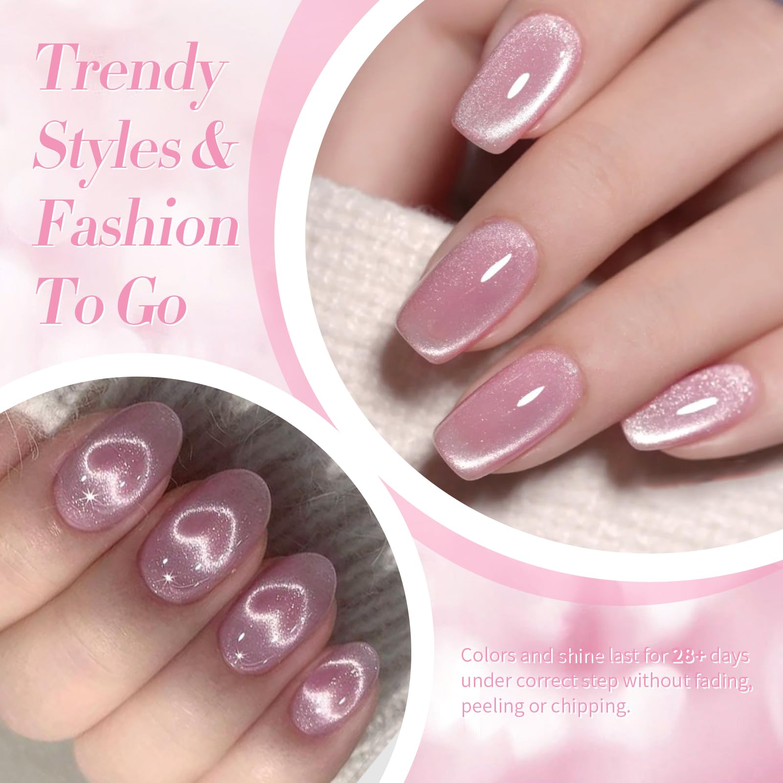 Born Pretty cured nail showing reflective holographic shine for salon-quality finish