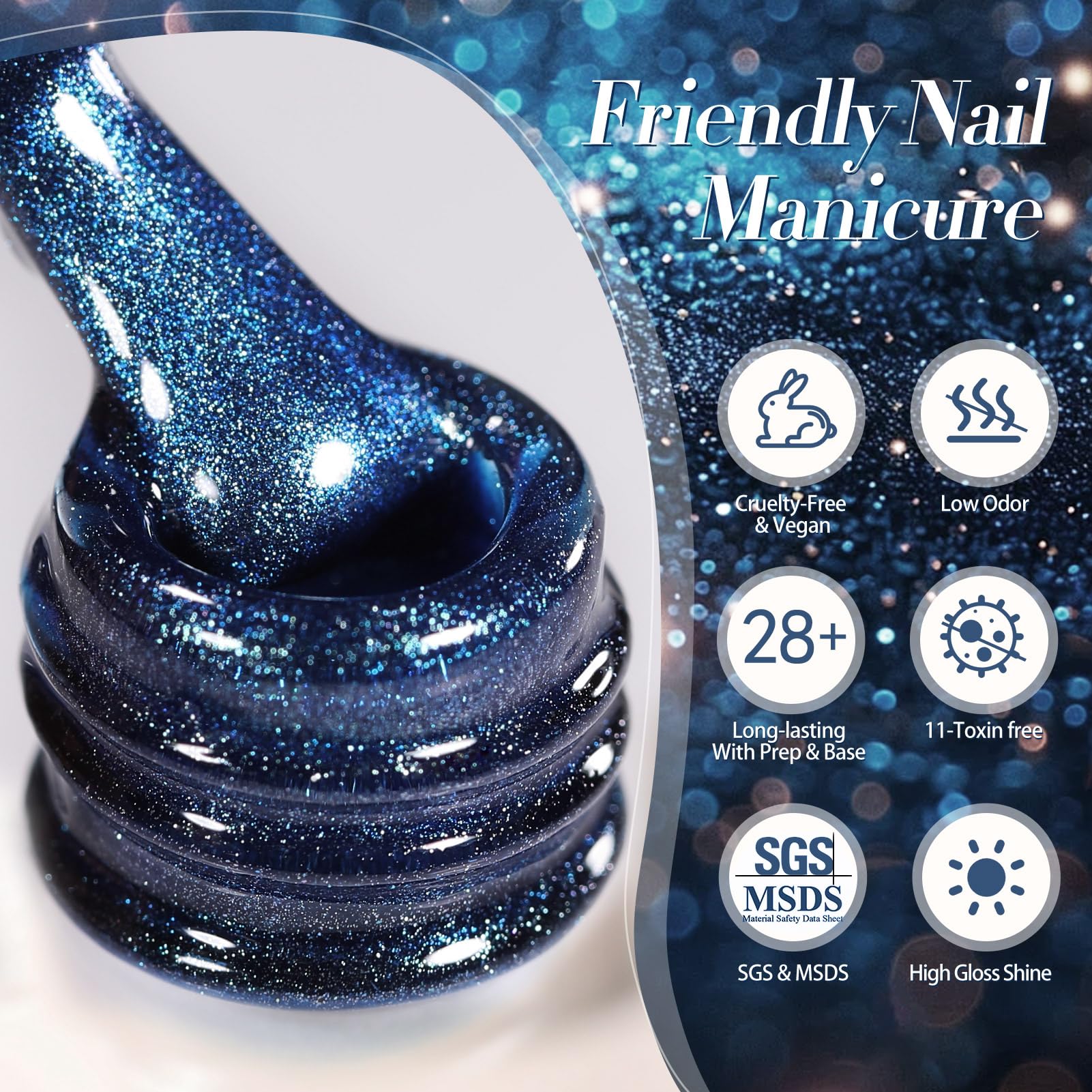 BORN PRETTY polish in salon environment highlighting professional-grade finish