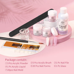 Born Pretty nail file and finished acrylic tip illustrating smooth finish