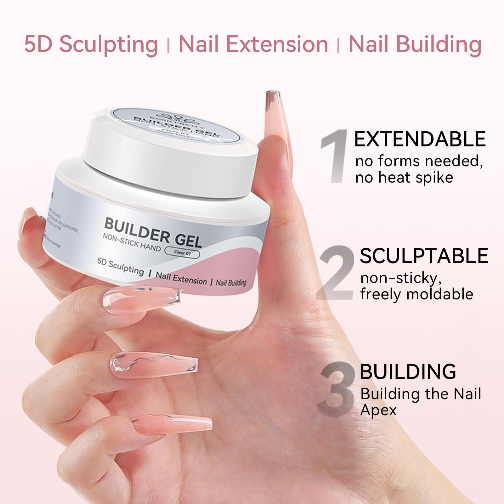 Born Pretty finished 3D nail designs showcasing sculpted details and chrome finish
