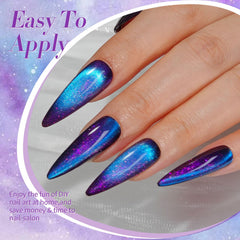 BORN PRETTY finished manicure in lifestyle scene showing wearable glamour benefit