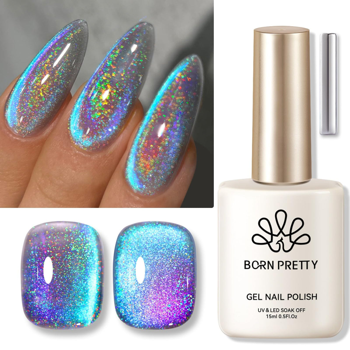 Born Pretty front bottle 15ml showing color and brand, perfect for salon use