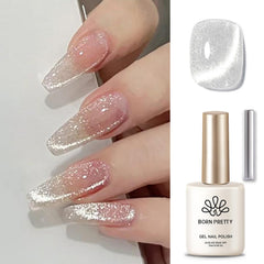 Born Pretty front bottle holographic polish showing glossy shine benefit