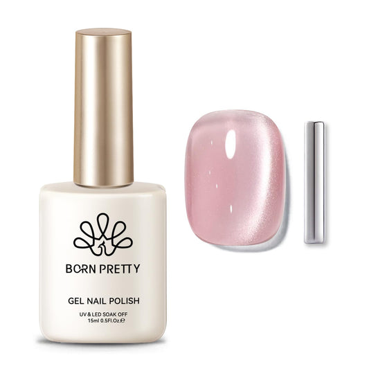 Born Pretty front bottle nude pink showing glossy finish and elegant color