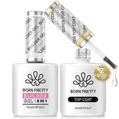 Born Pretty front packaging duo showing both 15ml bottles and benefits