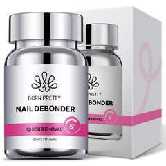 Born Pretty front packaging showing bottle and accessories, clean removal benefit