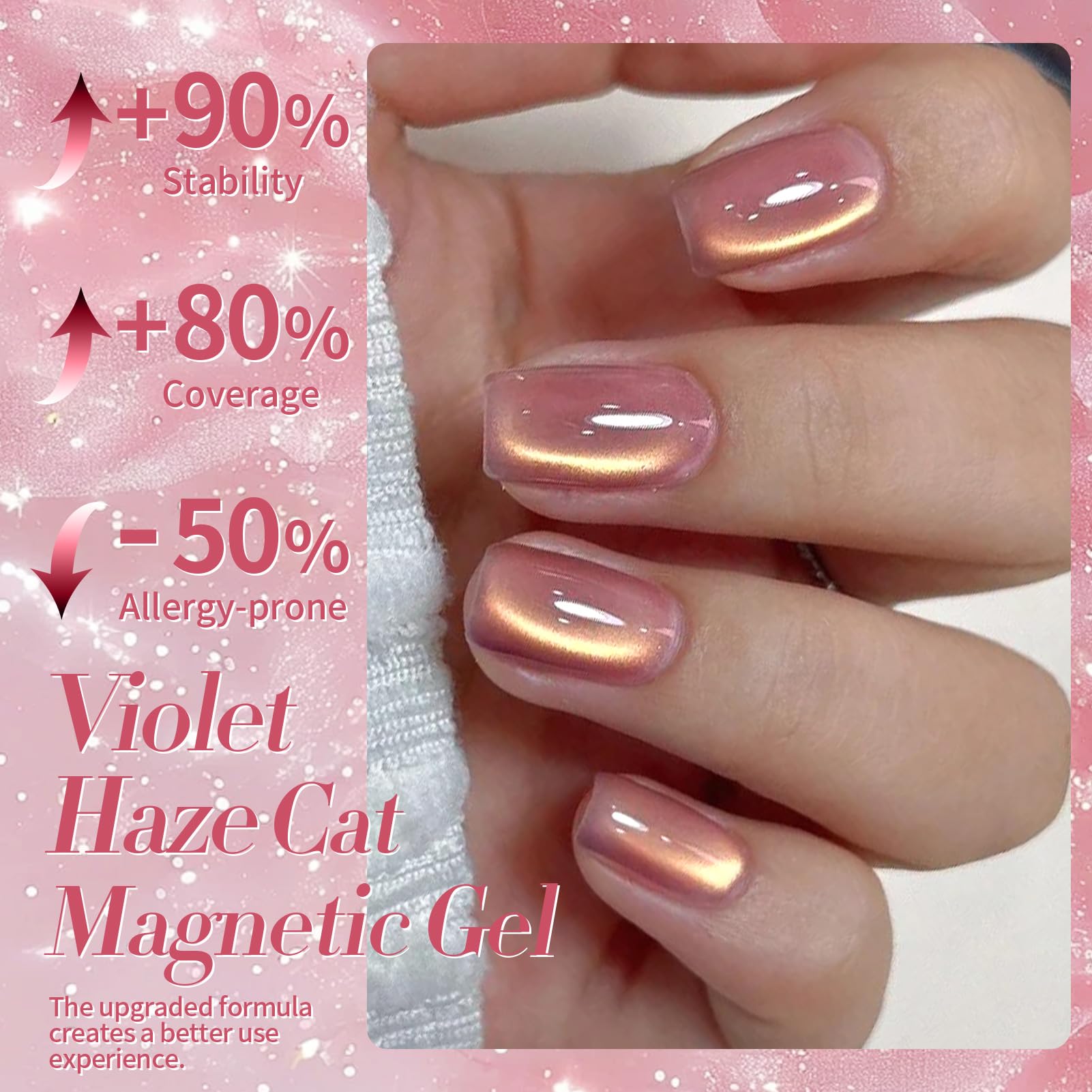 Born Pretty full-hand manicure lifestyle image showing durable glossy results