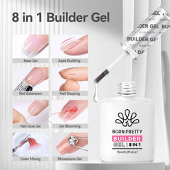 Born Pretty gel cured high-shine nails demonstrating long-lasting glossy finish
