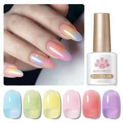 Born Pretty bottle held in hand to show scale and 7ml size convenience benefit