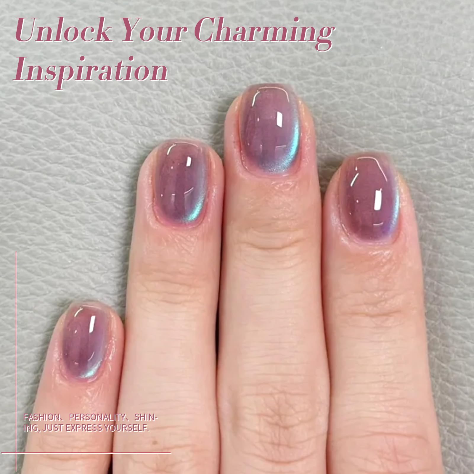 Born Pretty glitter jelly texture swatch highlighting high-shine reflective benefit