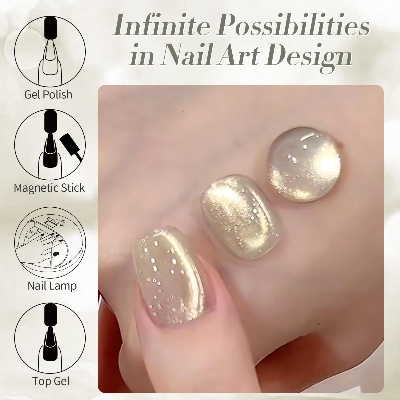 BORN PRETTY swatches on nail tip showing color depth and sparkle
