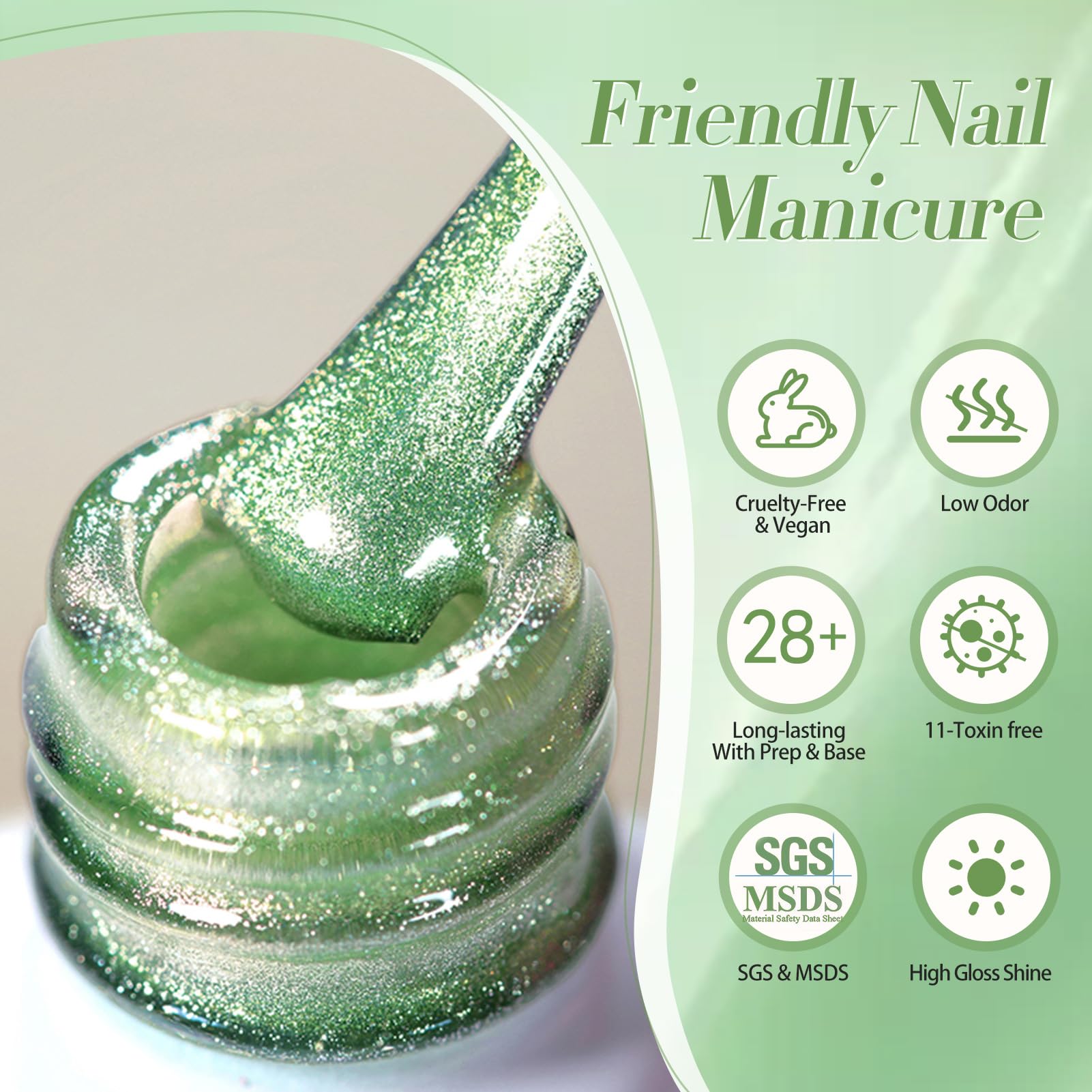 Born Pretty bottle label detail highlighting product name and easy identification