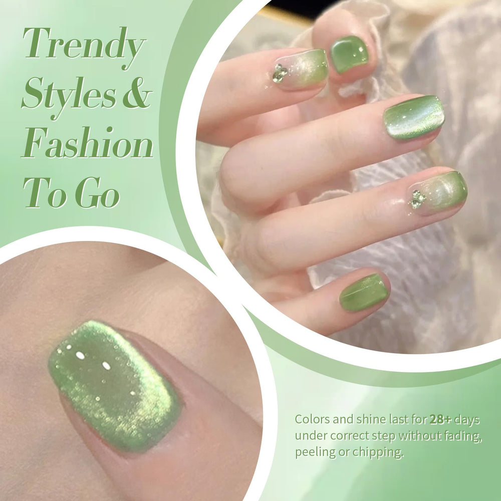 Born Pretty nail swatch on hand showing finished manicure and salon-grade shine
