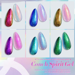Born Pretty layered gradient demo showing customizable color transitions