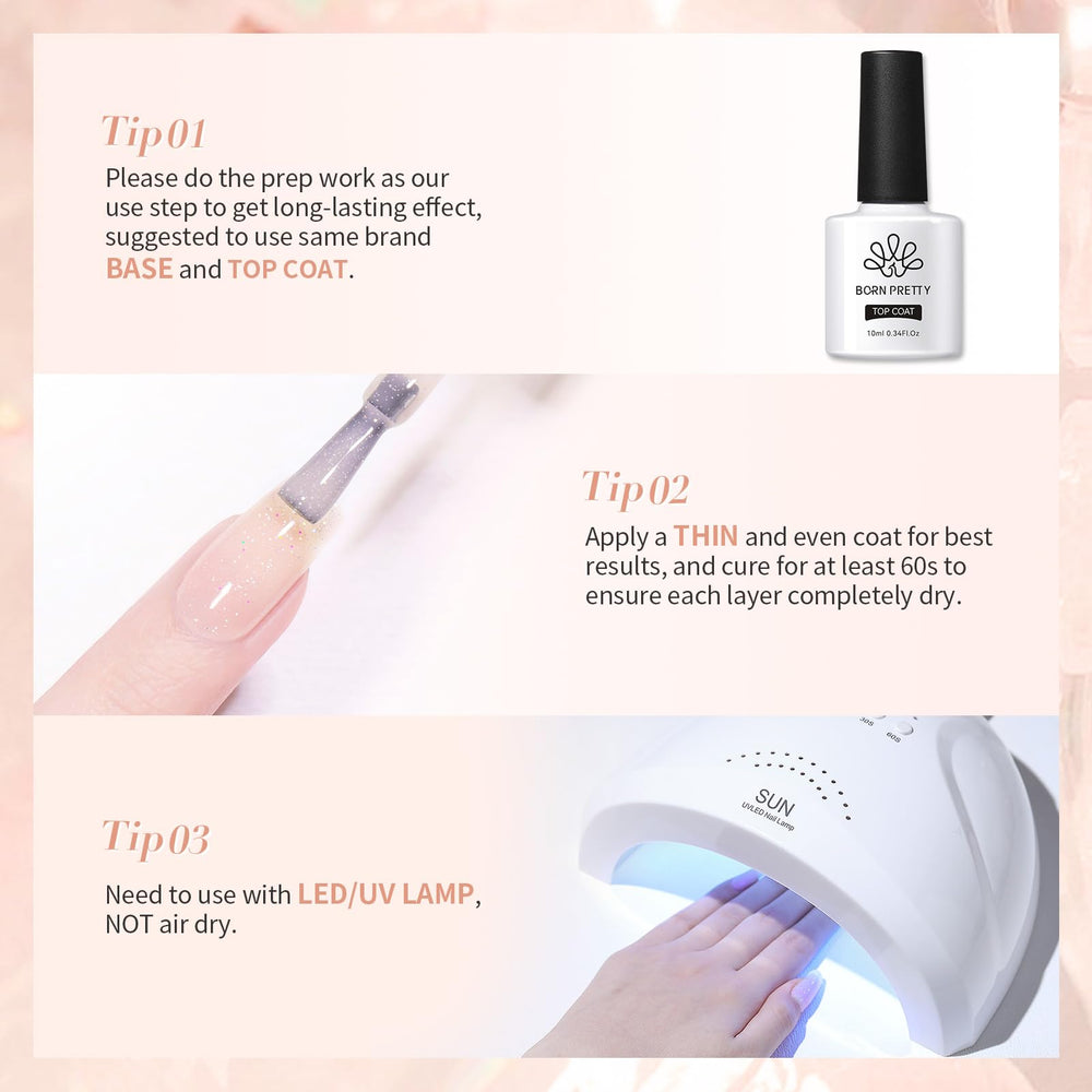 Born Pretty hands of bride wearing nude pink nails, presents elegant event-ready look