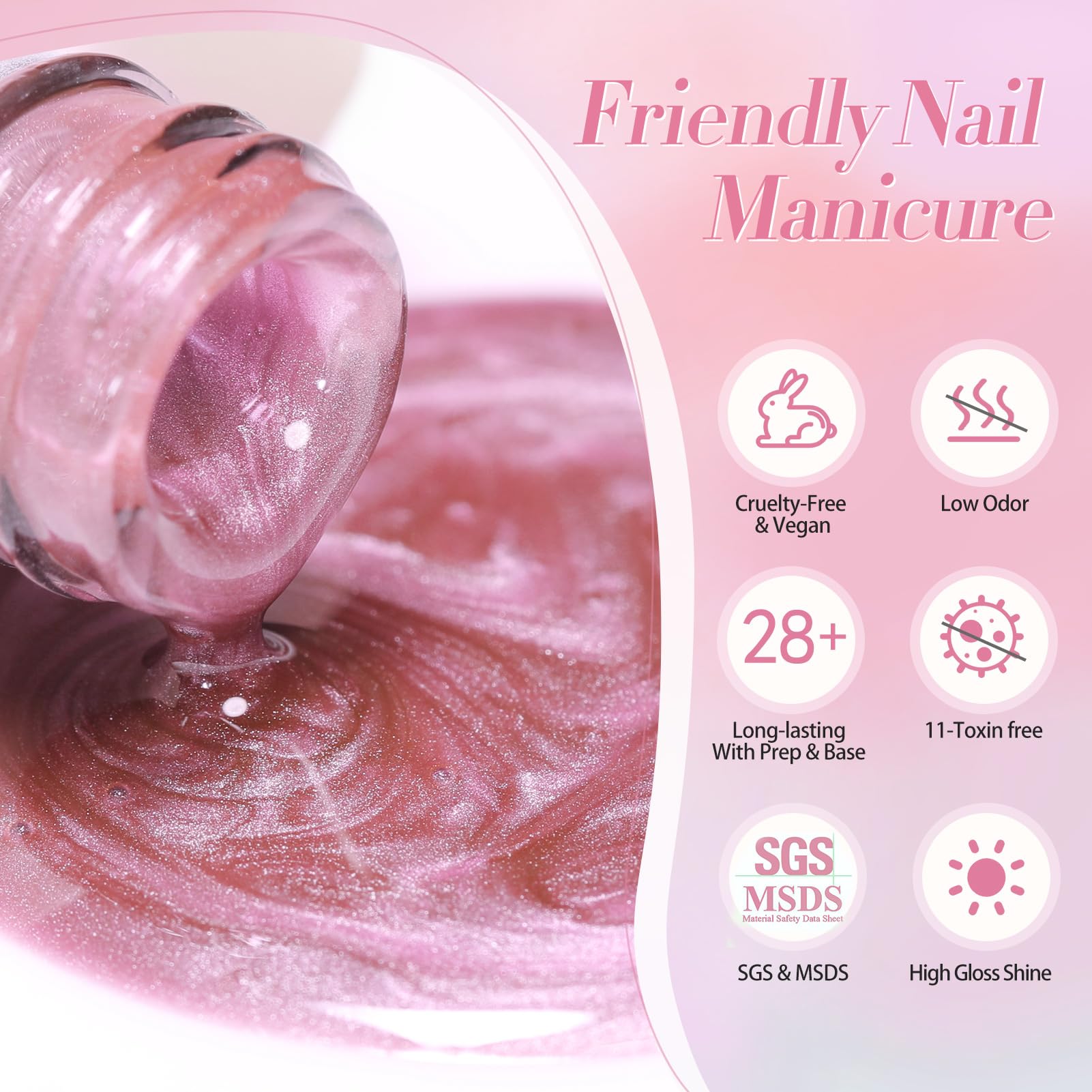 Born Pretty manicure on table showing finished look and gift-ready appeal
