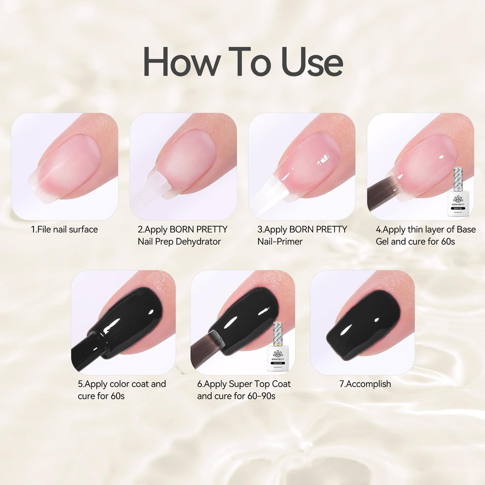 Born Pretty lifestyle manicure table scene showing salon-quality results benefit