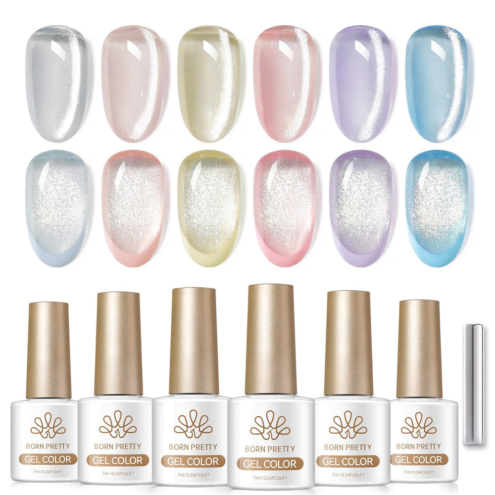 Born Pretty lifestyle manicure on hands styled for spring/summer with wearable sparkle