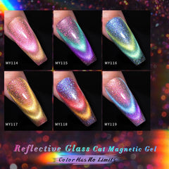 Born Pretty magnet with bottles illustrating easy cat-eye creation