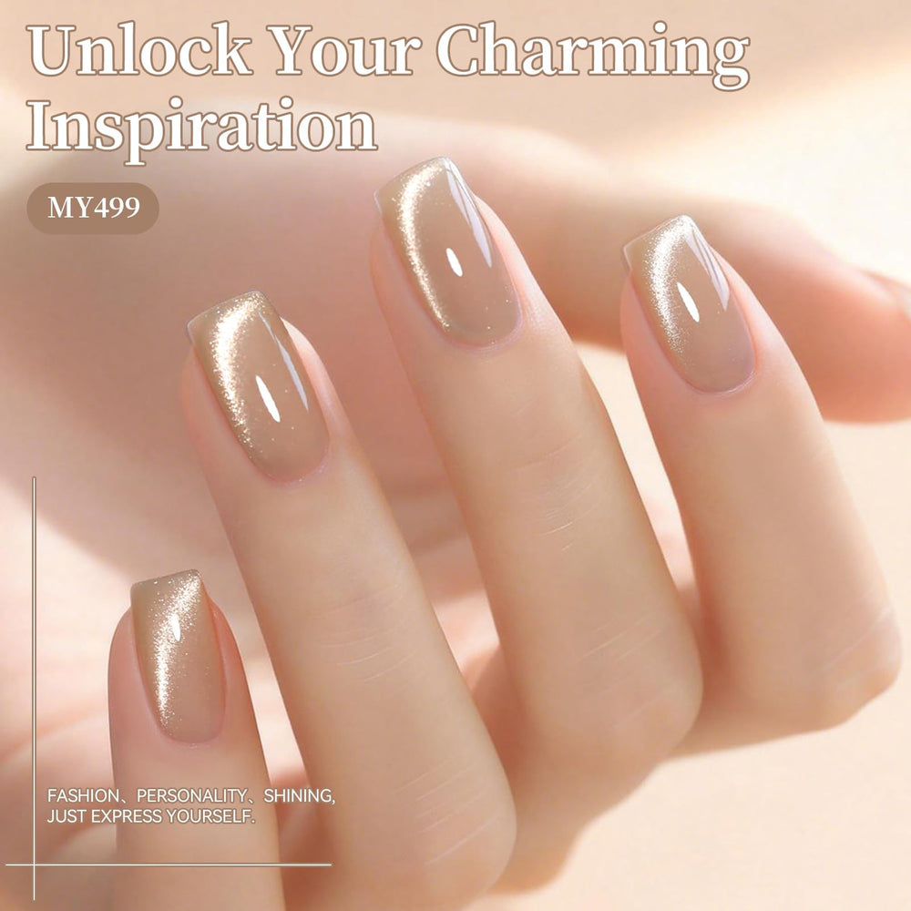 Born Pretty magnet held above nail creating effect, precise control