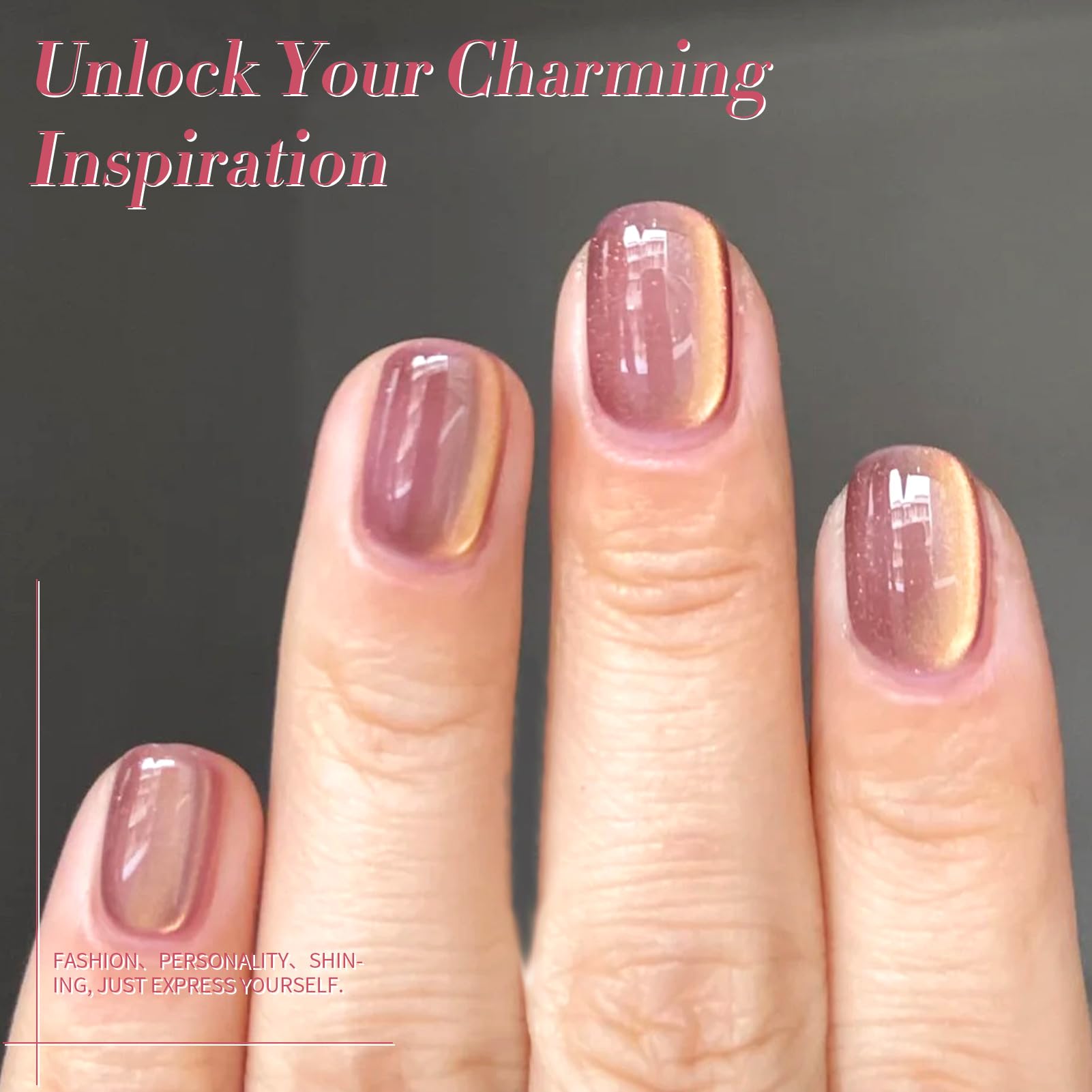 Born Pretty magnet in use pulling shimmer to form cat-eye benefit of quick shaping
