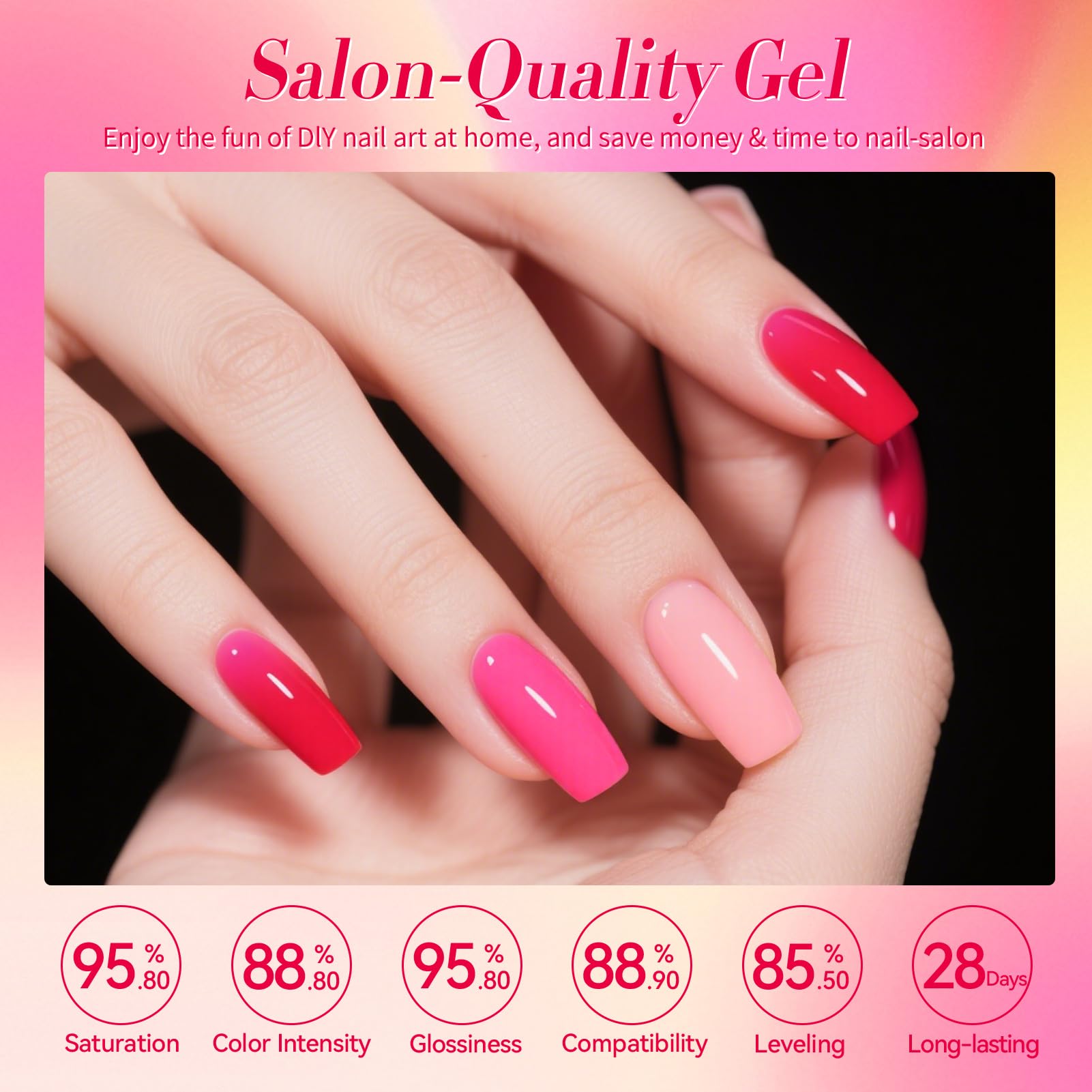 Born Pretty manicure in use outdoors showcasing bright neon nails for summer events