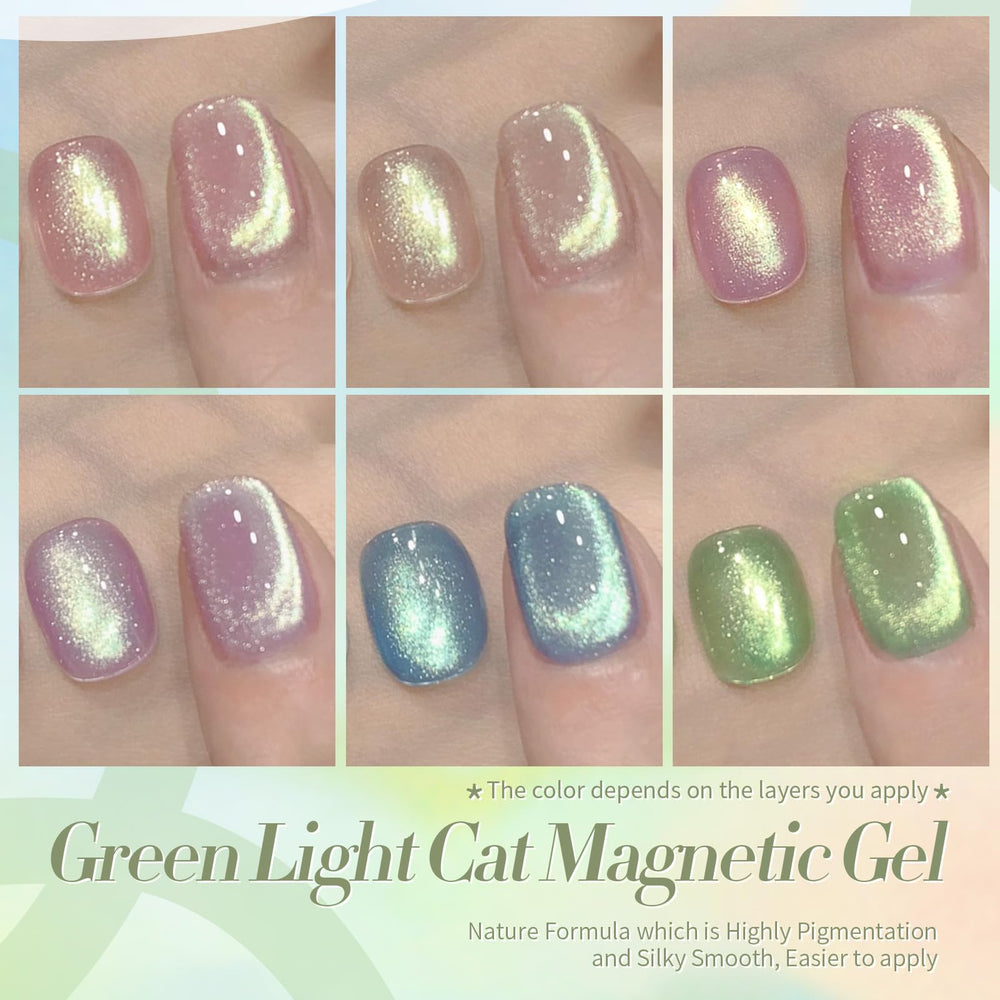 Born Pretty manicure outdoors showing seasonal shimmer effect