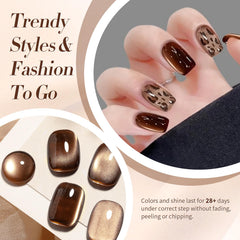Born Pretty before and after nails showing long-lasting shine and wear