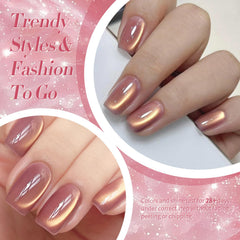 Born Pretty single nail example showing violet cat-eye and salon-level precision