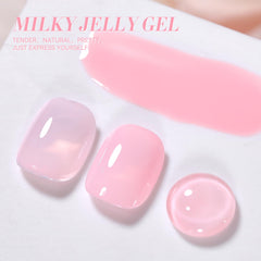 Born Pretty nail swatch with multiple layers illustrating buildable translucence