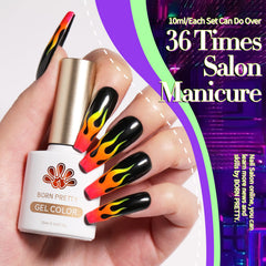 Born Pretty application under LED lamp curing color quickly and evenly benefit