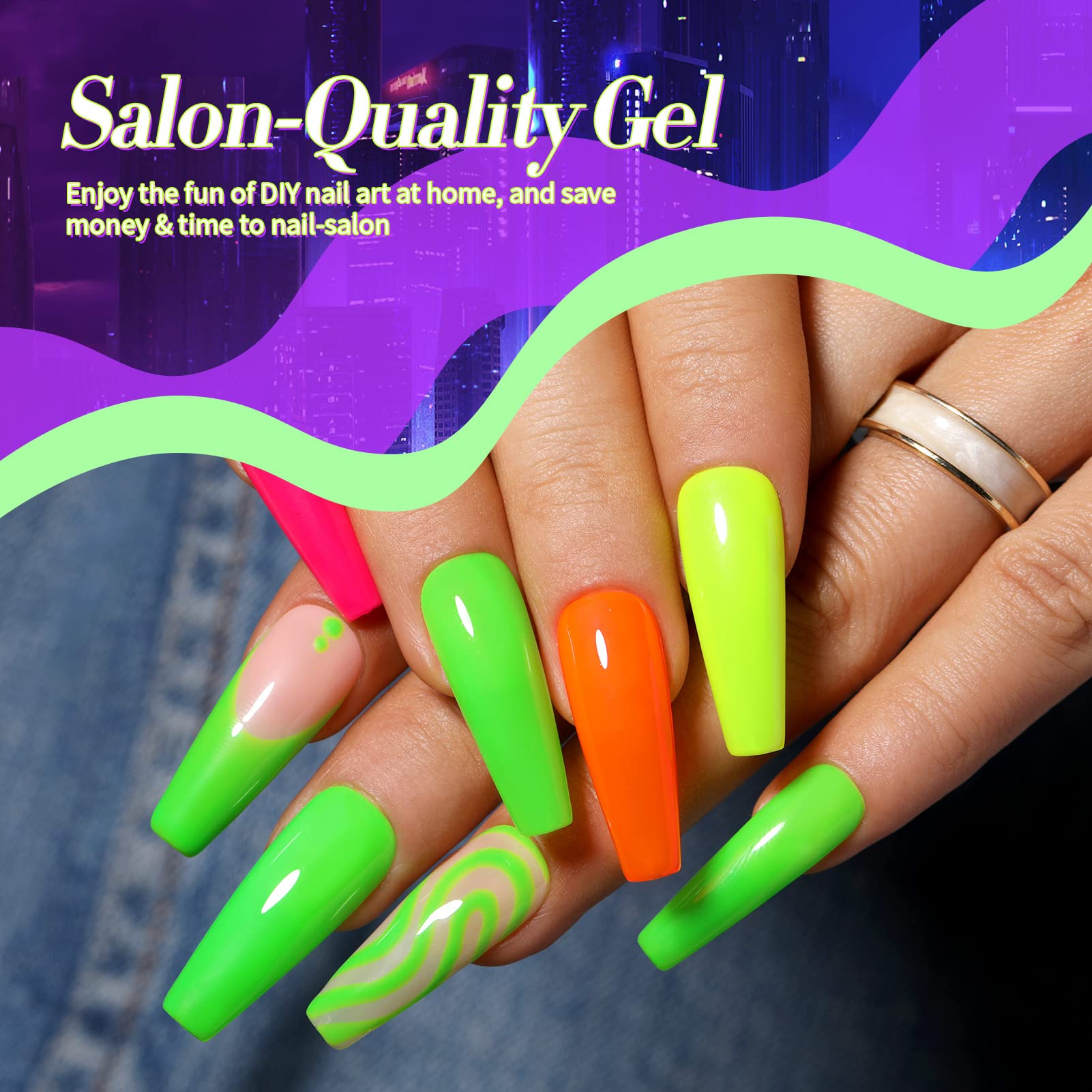 Born Pretty texture and high-gloss sheen detail highlighting reflective finish benefit